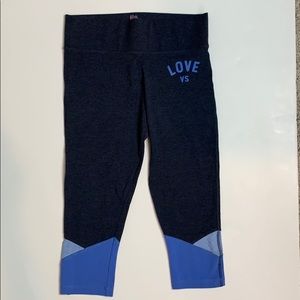 Victoria’s Secret ~ Active Crop Leggings, Navy EC